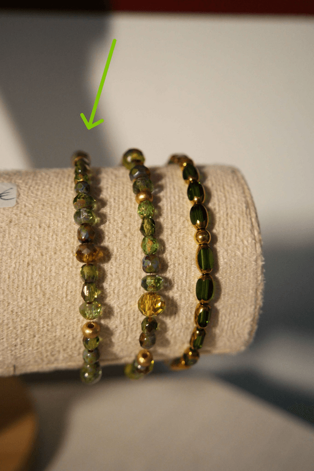 Bracelets verts