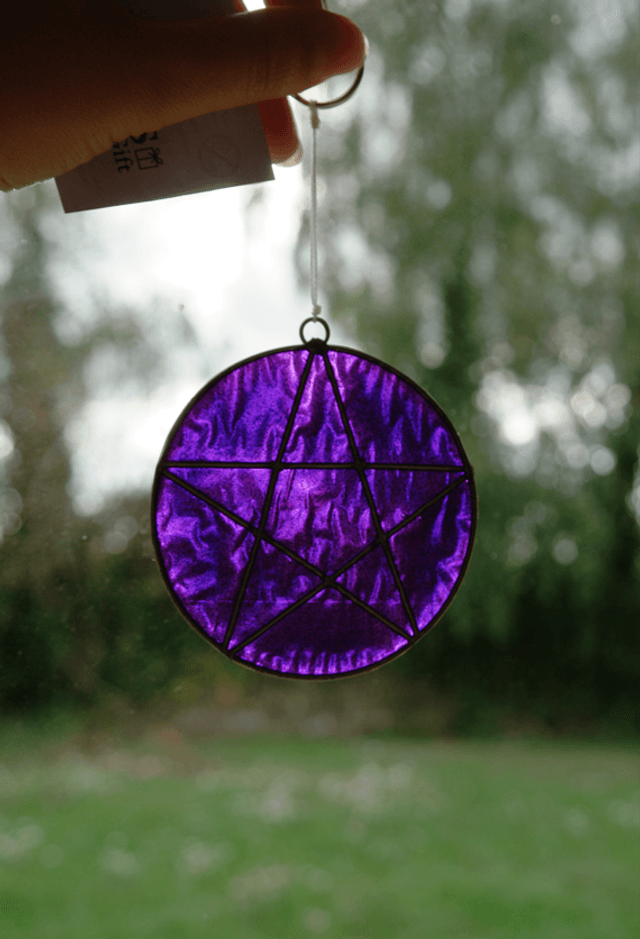 Suncatcher pentacle