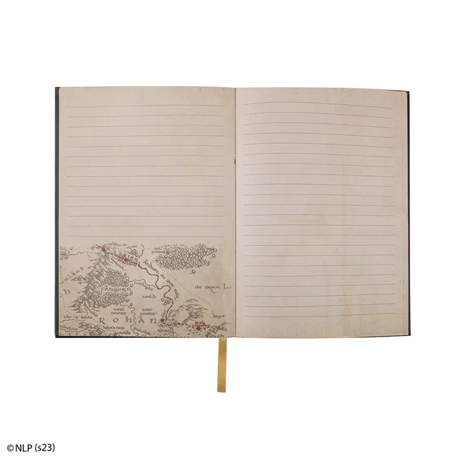 Carnet rigide Carte de la Terre du Milieu - Le Seigneur des Anneaux