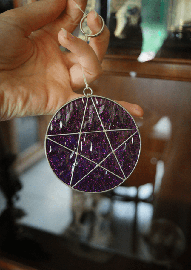 Suncatcher pentacle