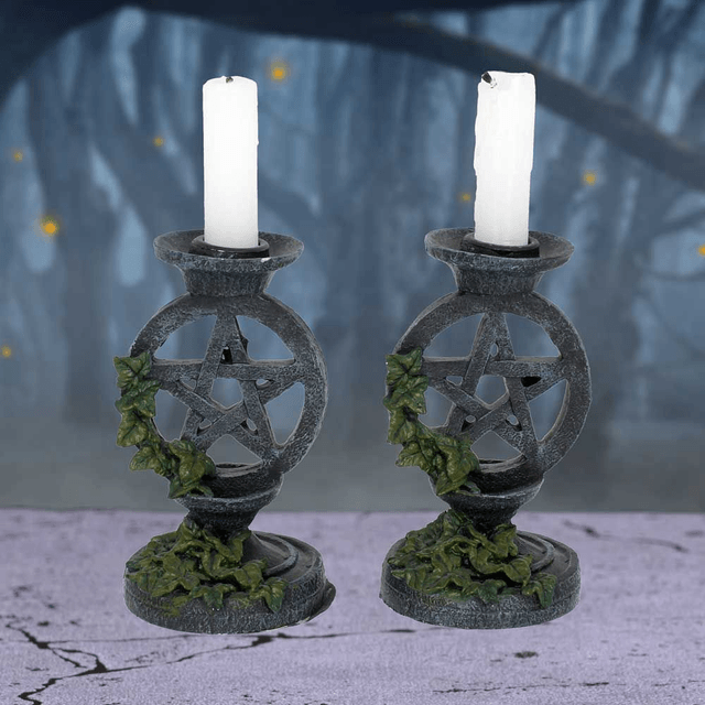 Chandeliers pentagrammes vieillis