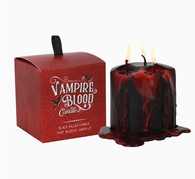 Petite bougie gothique sang de vampire