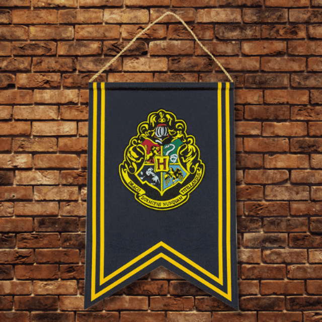 Bannière murale Poudlard - Harry Potter